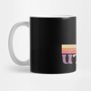 Utah State Retro Mountain Utah Mug